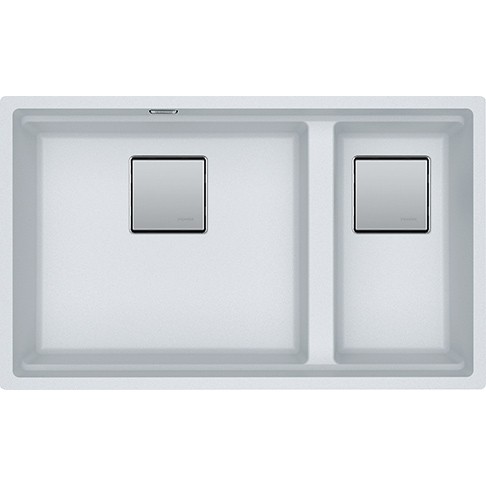 Chiuveta bucatarie Franke Kubus 2 KNG 120  760x460mm  fragranite  Bianco