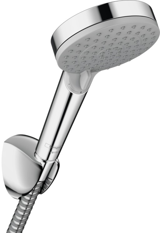 Set de dus Hansgrohe Vernis Blend Vario 100  cu 2 tipuri de jet  agatatoare si furtun 1 6m  crom