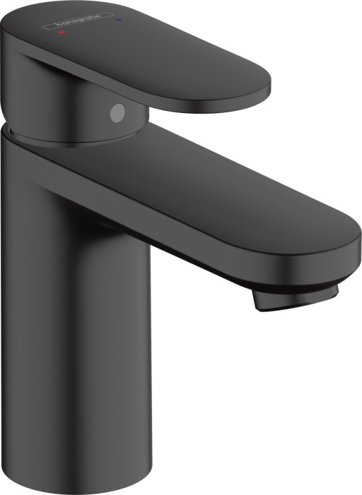 Baterie lavoar Hansgrohe Vernis Blend 100  ventil pop-up  negru mat