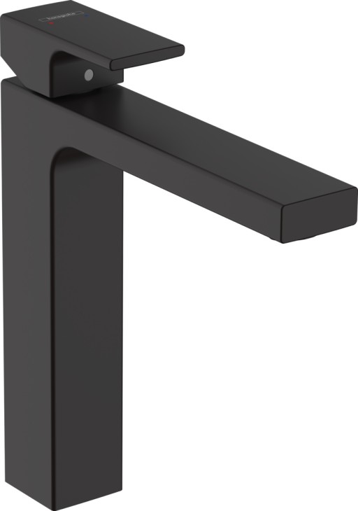 Baterie lavoar Hansgrohe Vernis Shape 190  pentru lavoar tip bol  negru mat