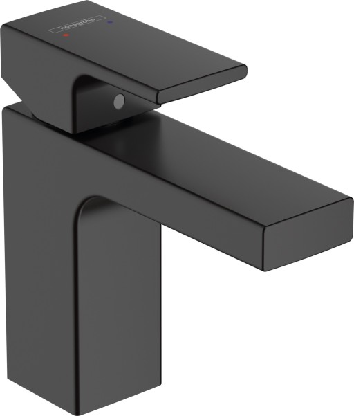 Baterie lavoar Hansgrohe Vernis Shape 100  ventil pop-up  negru mat