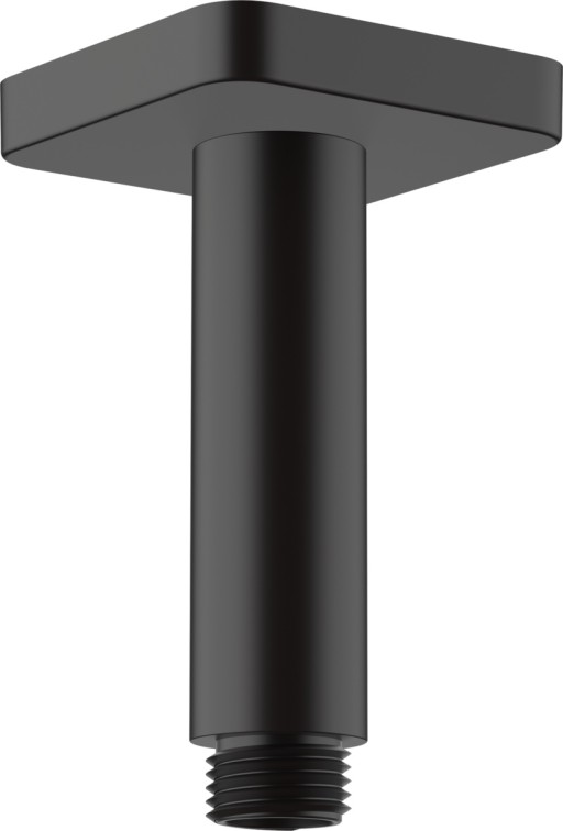 Brat de dus Hansgrohe Vernis Shape 100mm montare pe tavan  negru mat
