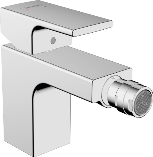 Baterie bideu Hansgrohe Vernis Shape cu ventil pop-up  crom