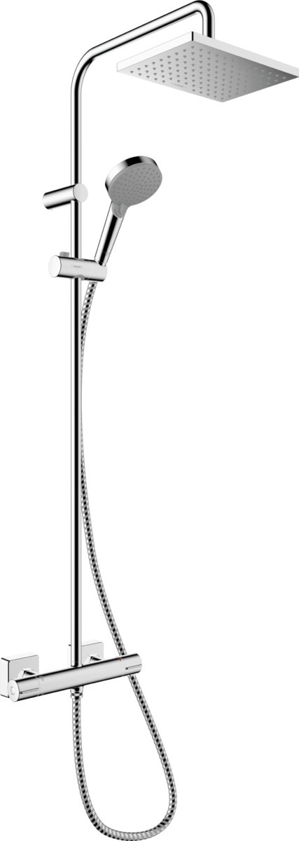 Coloana de dus Hansgrohe Vernis Shape 230  1 jet cu baterie termostatata  crom