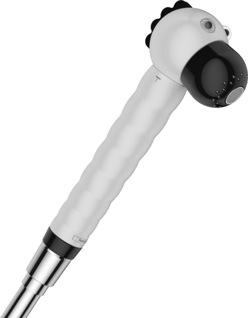 Para de dus Hansgrohe Jocolino Zebra pentru copii  2 tipuri de jet