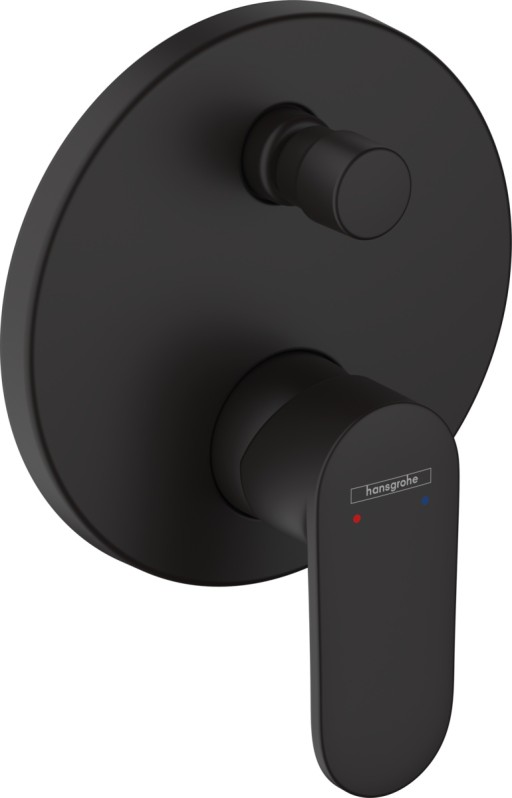 Baterie cada - dus Hansgrohe Vernis Blend montaj incastrat  necesita corp ingropat  negru mat