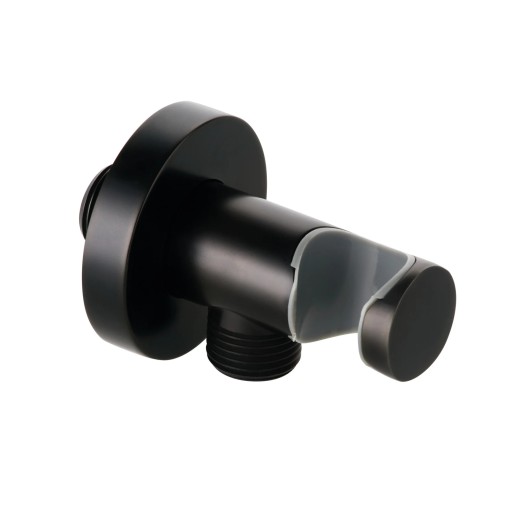 Conector Fixfit Kludi cu agatatoare de dus  negru mat