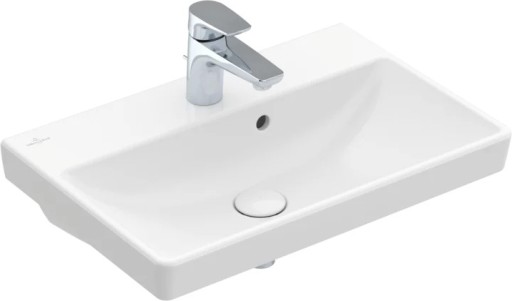 Lavoar Villeroy & Boch Avento Compact 55x37cm  cu preaplin  alb Alpin