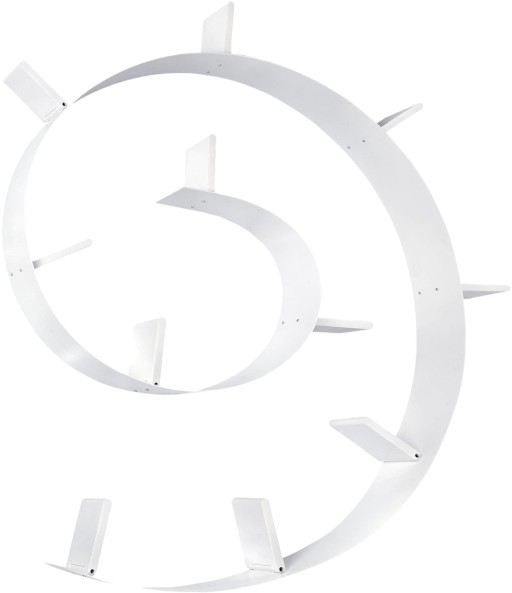 Biblioteca Kartell Bookworm  design Ron Arad  11 rafturi  520cm  alb