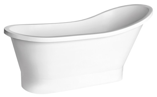 Cada ovala freestanding Besco Gloria 150x68cm  alba