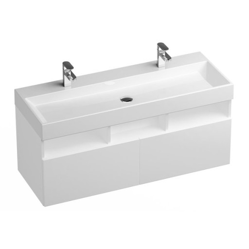 Dulap baza pentru lavoar Ravak SD Natural 1200 cu 2 sertare  120cm  alb