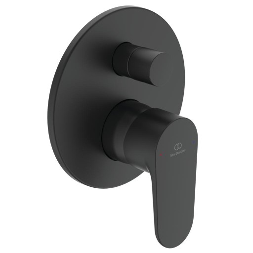 Baterie cada - dus Ideal Standard Cerafine O cu montaj incastrat  corp ingropat inclus  negru mat