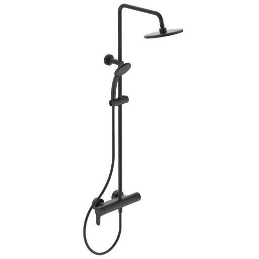 Coloana dus Ideal Standard Cerafine O cu baterie de dus clasica  negru mat