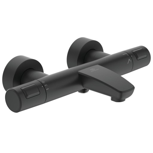Baterie cada termostatata Ideal Standard Ceratherm T25  negru mat