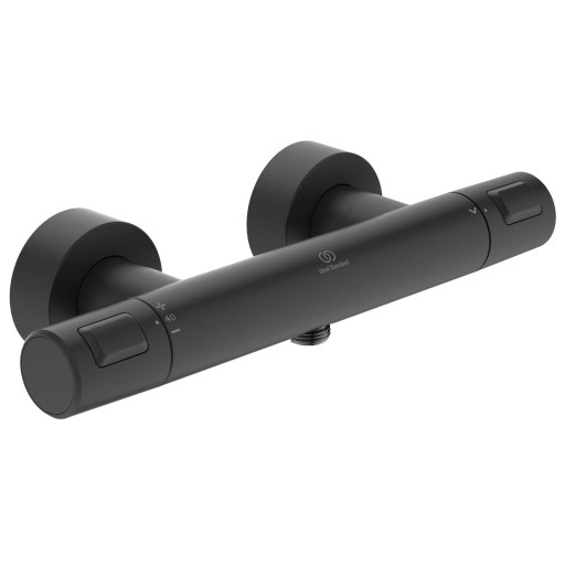 Baterie dus termostatata Ideal Standard Ceratherm T25  negru mat