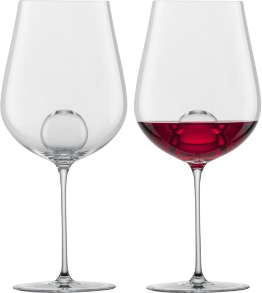 Set 2 pahare vin rosu Zwiesel Glas Air Sense  design Bernadotte & Kylberg  handmade  631ml