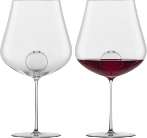Set 2 pahare vin rosu Zwiesel Glas Air Sense Burgundy  design Bernadotte & Kylberg  handmade  796ml