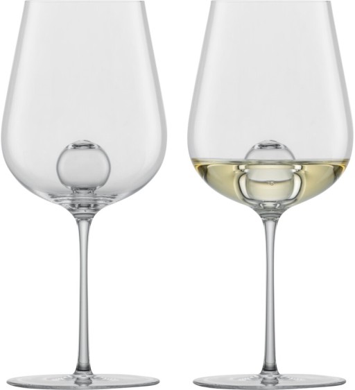 Set 2 pahare vin alb Zwiesel Glas Air Sense Chardonnay  design Bernadotte & Kylberg  handmade  441ml