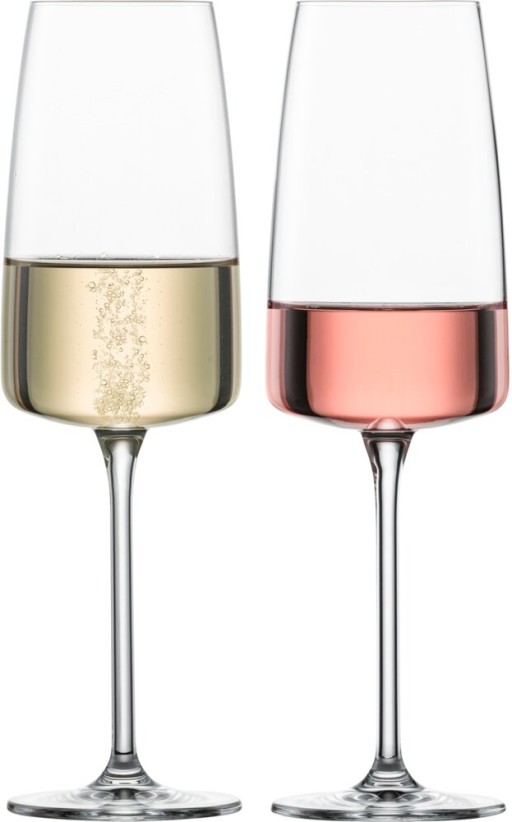 Set 2 pahare sampanie Zwiesel Glas Vivid Senses Moussier Point  cristal Tritan  388ml