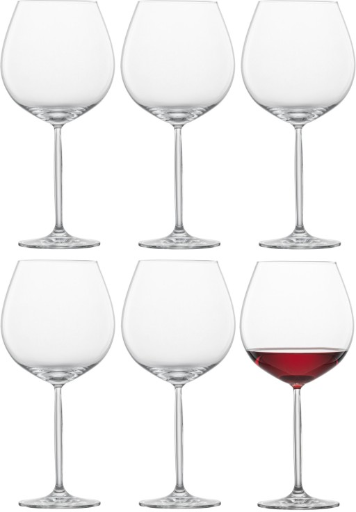 Set 6 pahare vin rosu Schott Zwiesel Diva Burgundy  cristal Tritan  839ml