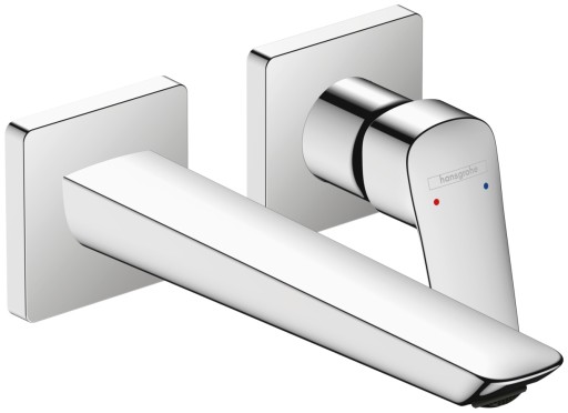 Baterie lavoar Hansgrohe Logis Fine cu pipa 205mm  montaj incastrat  necesita corp ingropat