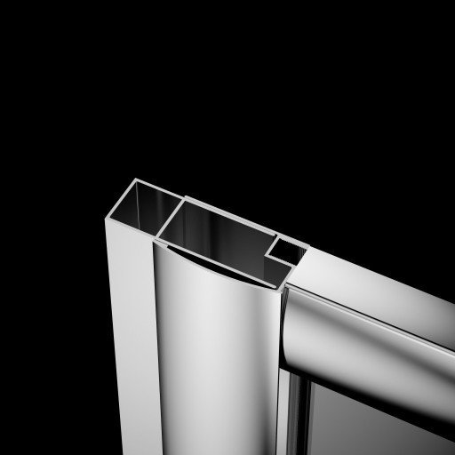 Profil extensie Radaway Premium Plus 2cm   pentru montaj pe partea fixa