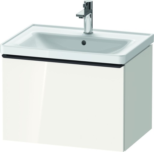 Dulap baza Duravit D-Neo cu 1 sertar  pentru lavoar 65cm  White High Gloss Decor