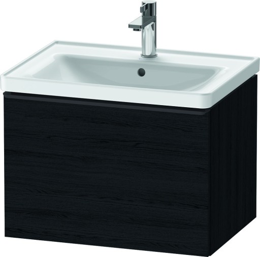 Dulap baza Duravit D-Neo cu 1 sertar  pentru lavoar 65cm  Black Oak
