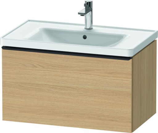 Dulap baza Duravit D-Neo cu 1 sertar  pentru lavoar 80cm  Natural Oak