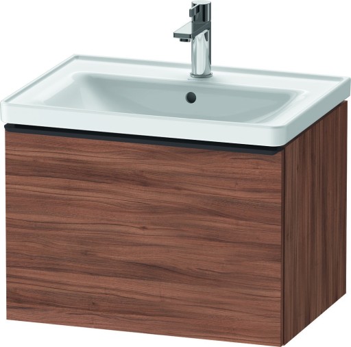 Dulap baza Duravit D-Neo cu 1 sertar  pentru lavoar 65cm  Natural Walnut Decor