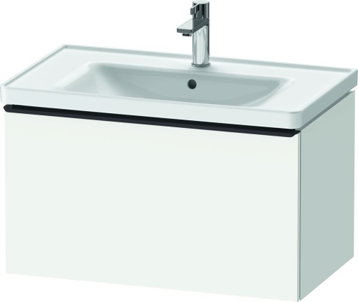 Dulap baza Duravit D-Neo cu 1 sertar  pentru lavoar 80cm  White Matt Decor