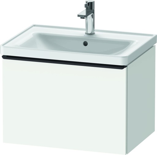 Dulap baza Duravit D-Neo cu 1 sertar  pentru lavoar 65cm  White Matt Decor