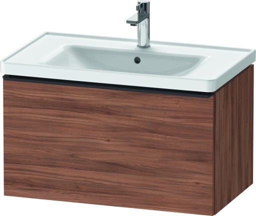 Dulap baza Duravit D-Neo cu 1 sertar  pentru lavoar 80cm  Natural Walnut Decor