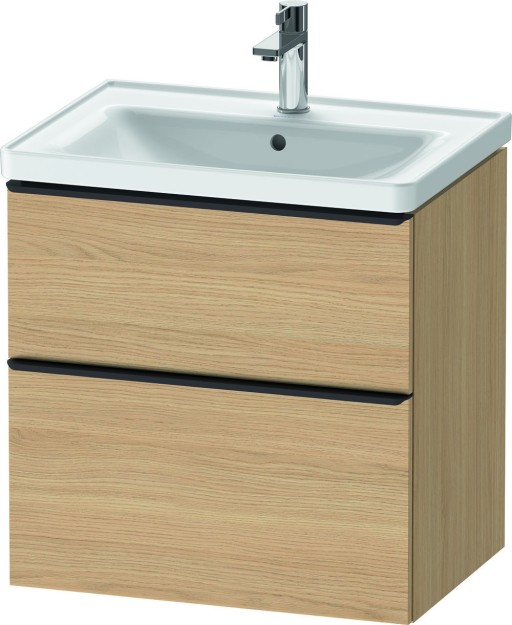 Dulap baza Duravit D-Neo cu 2 sertare  pentru lavoar 65cm  Natural Oak