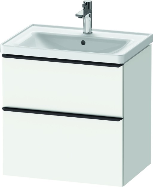 Dulap baza Duravit D-Neo cu 2 sertare  pentru lavoar 65cm  White Matt Decor