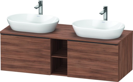 Dulap baza Duravit D-Neo cu 2 sertare  pentru lavoar 140cm  Natural Walnut Decor