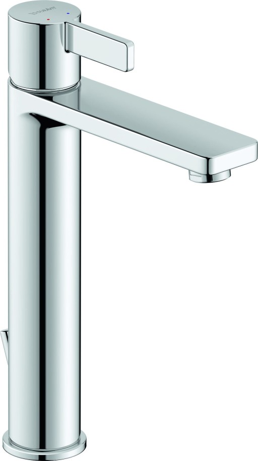 Baterie lavoar Duravit D-Neo L FreshStart  ventil pop-up  crom