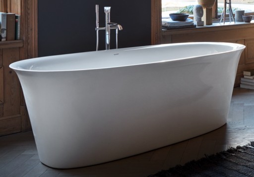 Cada freestanding Duravit White Tulip 160x80cm  alb