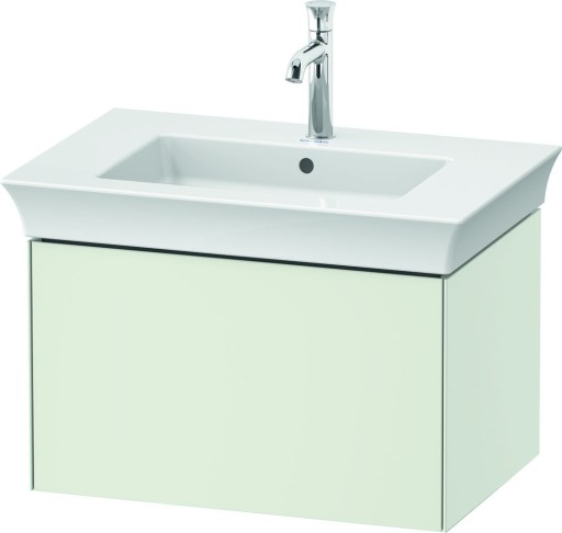 Dulap baza Duravit White Tulip cu 1 sertar  pentru lavoar 75cm  White Satin Matt Lacquer