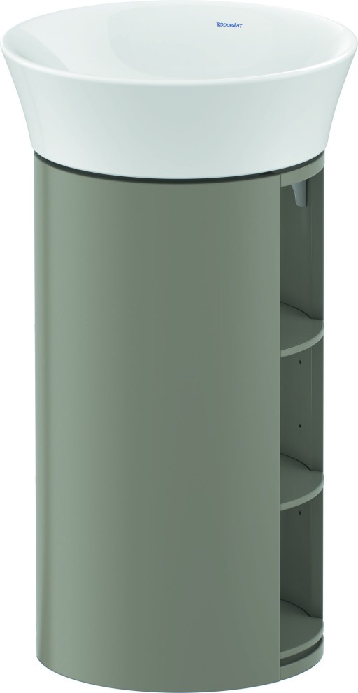 Dulap baza Duravit White Tulip pentru lavoar 236550  75x41cm  Stone Grey Satin Matt Lacquer