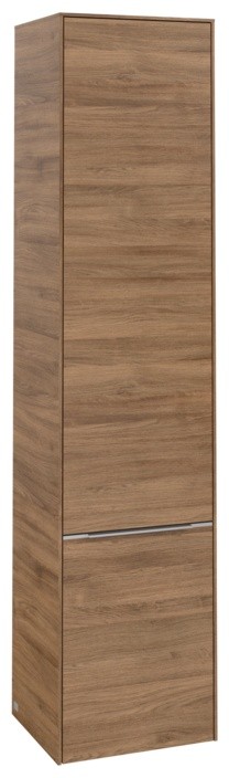 Dulap inalt suspendat Villeroy & Boch Subway 3.0 171x40x35cm  orientare stanga  Oak Kansas  maner aluminiu