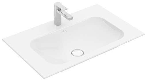 Lavoar Villeroy & Boch Finion 80x50cm  montare pe mobilier  fara preaplin  alb
