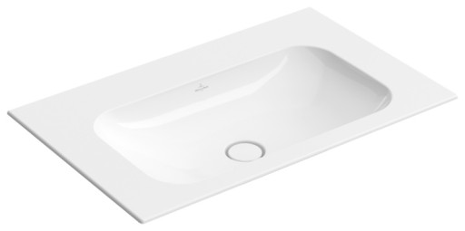 Lavoar Villeroy & Boch Finion 80x50cm  fara orificiu baterie  fara preaplin  alb