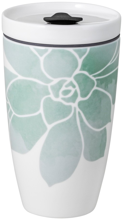 Cana cu capac like. by Villeroy & Boch Coffee To Go 0.35 litri  Socculente