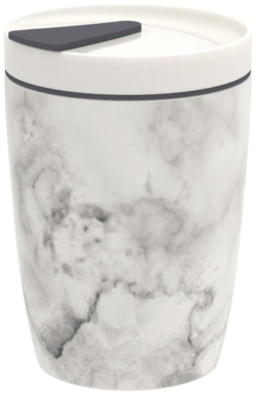 Cana cu capac like. by Villeroy & Boch Coffee To Go 0.29 litri  Marmory