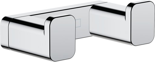 Cuier baie dublu Hansgrohe AddStoris  crom