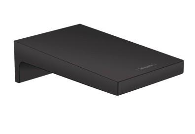 Pipa cada Hansgrohe Metropol montaj incastrat 18.5 cm  negru mat