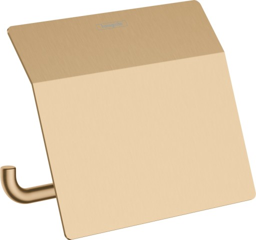 Suport hartie igienica cu aparatoare Hansgrohe AddStoris  bronz periat