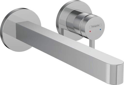 Baterie lavoar Hansgrohe Finoris cu pipa 228mm  montaj incastrat  necesita corp ingropat  crom