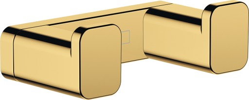 Cuier baie dublu Hansgrohe AddStoris  gold optic lustruit